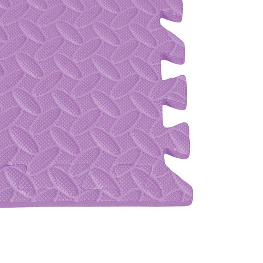 BoPeep EVA Foam Kids Play Mat Floor Baby Crawling Interlocking Waterproof Purple 4Pack