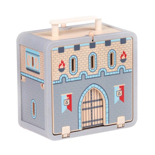 Riababy Wooden Castle Set