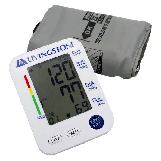 Livingstone Digital Blood Pressure Monitor with Talking Feature 1set