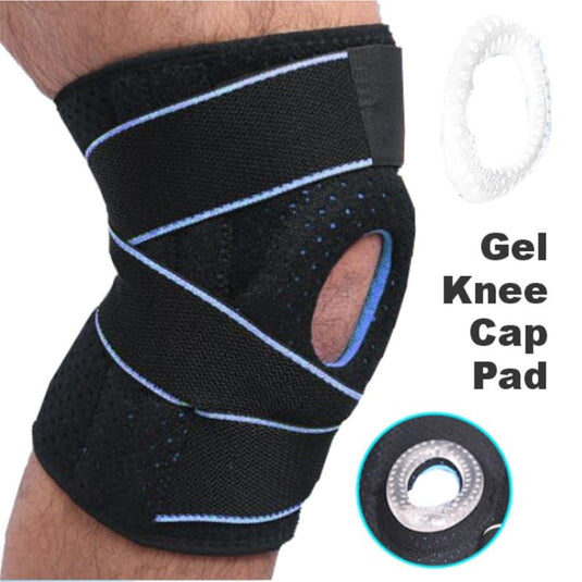 BodyAssist Gel Knee Sports Support with Stability Strap One Size