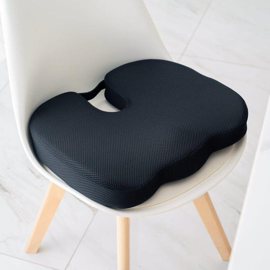 Clevinger Memory Foam Car Office Seat Cushion with Black Cover 1pc