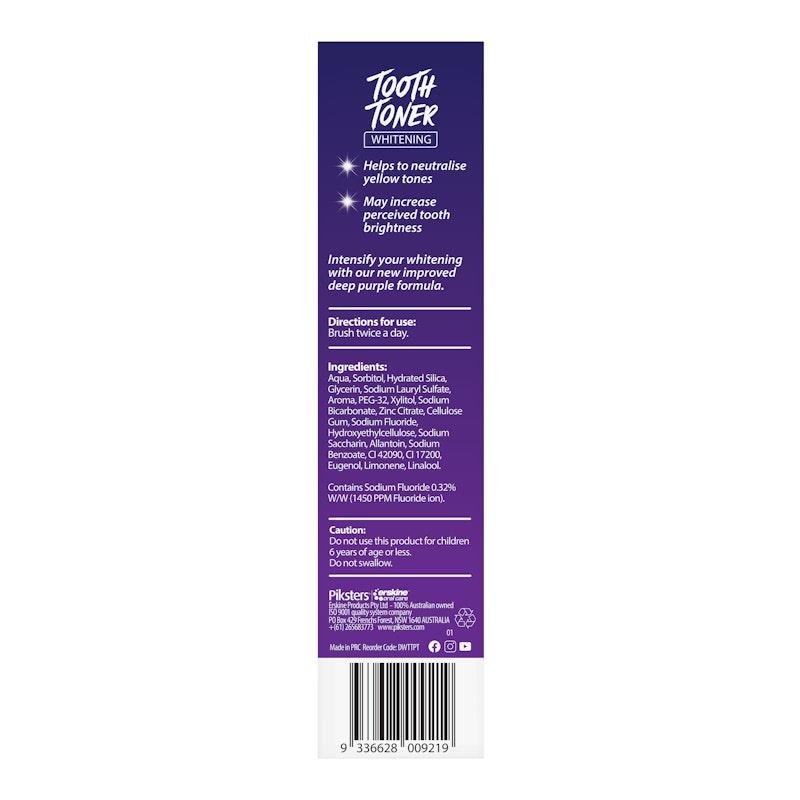 Load image into Gallery viewer, Piksters Tooth Toner Whitening Toothpaste Intense Purple 96g

