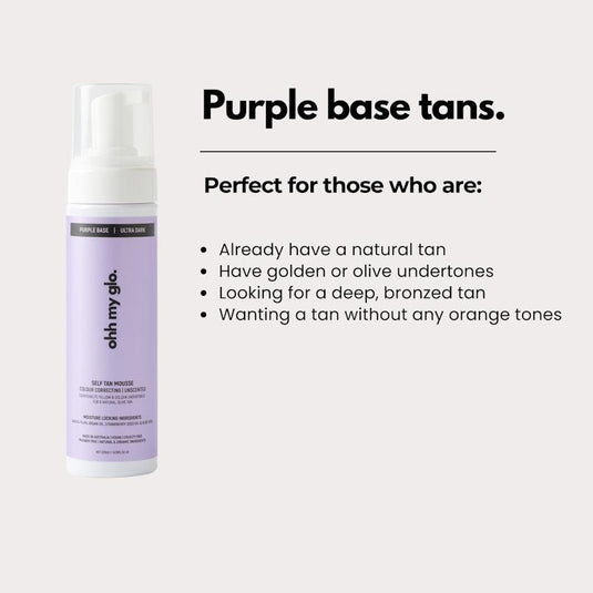 Ohh My Glo Self-Tan Purple Base (Ultra Dark) 200ml