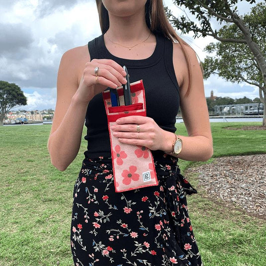 Glucology Insulin Cooling Pouch for 2 Pens Flowers
