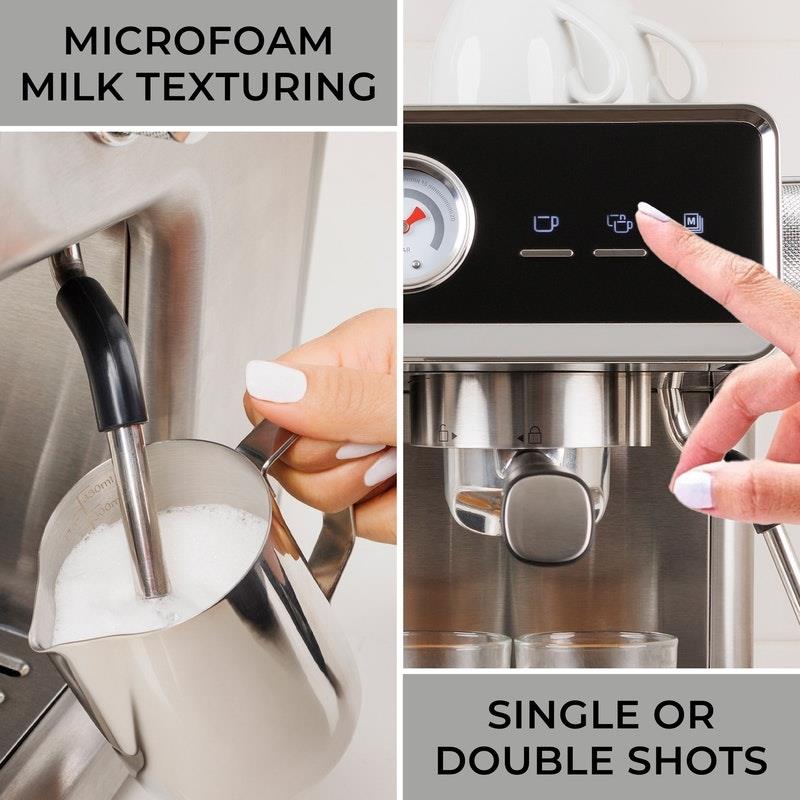 Load image into Gallery viewer, Kenmore Elite Auto-Tamping Espresso Machine With Grinder | Semi-Automatic Coffee Maker 1Unit
