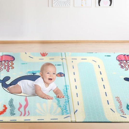 BoPeep Kids Play Mat Baby Crawling Pad Floor Foldable XPE Foam Non-slip Star