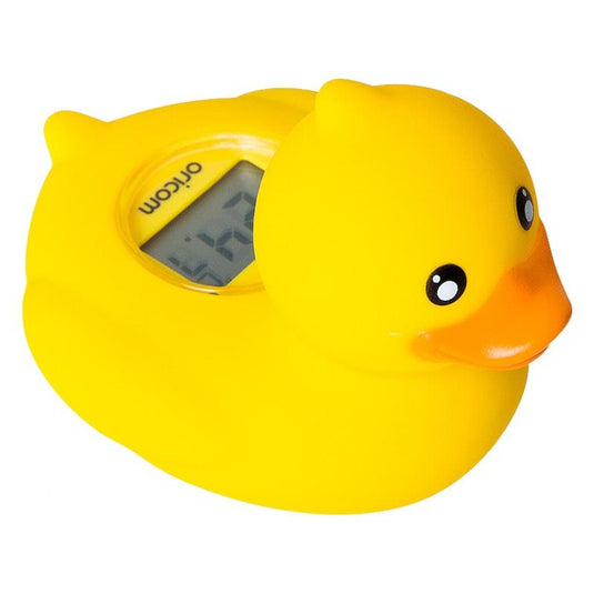Oricom Baby HFS1000 Non-Contact Infrared Thermometer and 02SD Duck Digital Bath and Room Thermometer Bundle (HFS1000SD) Pack