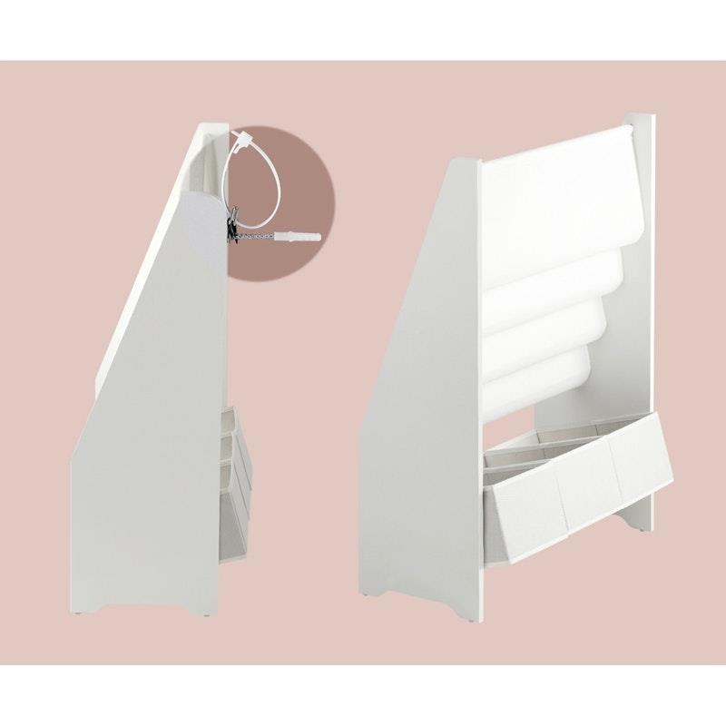 Load image into Gallery viewer, Oikiture Kids Bookshelf Toy Storage Box Organiser Display Shelf DIY Storage Rack White

