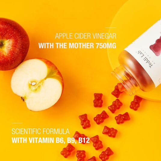 Teddi Lab by Unichi Apple Cider Vinegar Gummy 60s x3 - Detox & Metabolism Pack