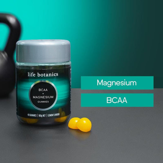 Life Botanics BCAA + Magnesium Gummies 3x40 Pack