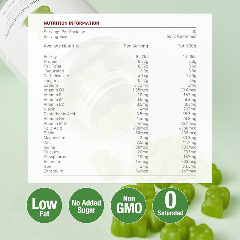 Load image into Gallery viewer, Teddi Lab by Unichi Women's Multi-Nutrient Gummy 60s x3 - Energy Production &amp; General Wellbeing Pack
