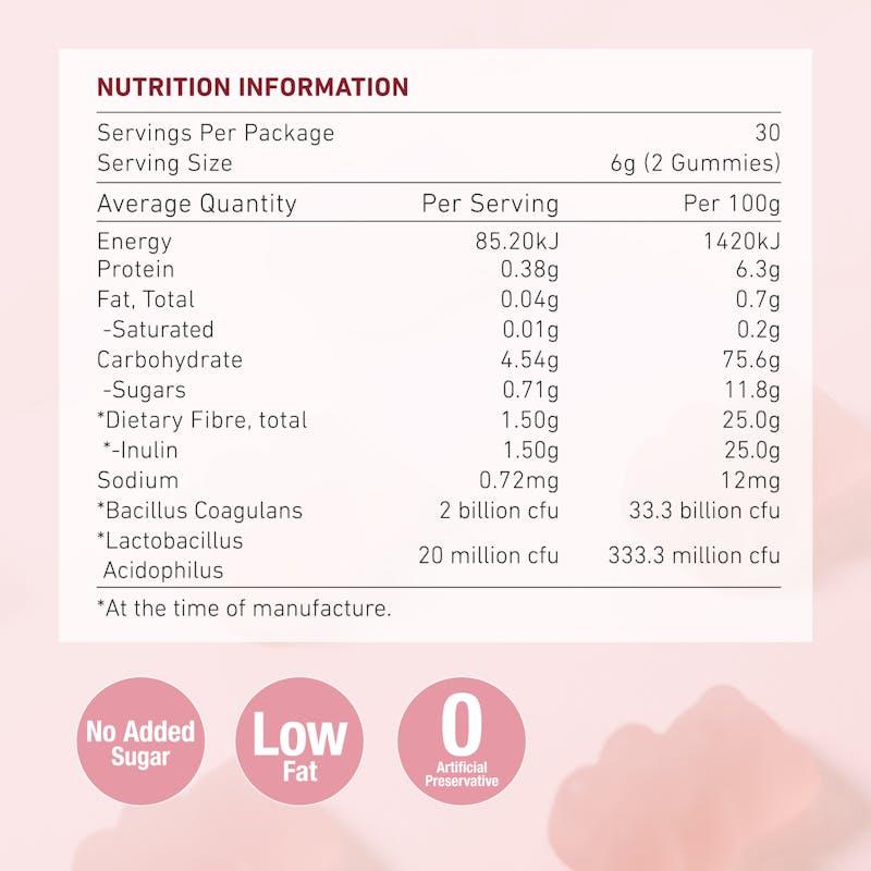 Load image into Gallery viewer, Teddi Lab by Unichi Pre &amp; Probiotics Gummy 60s x3 - Gut Health &amp; Digestive Support Pack
