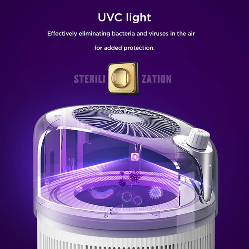 Load image into Gallery viewer, Caremax 4-in-1 Ionic 360° Air Purifier Tower with Catalyst Filter 1Unit

