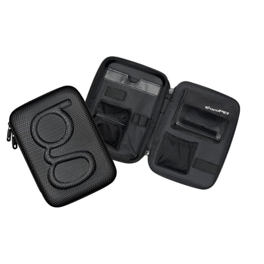 Glucology Classic Black Case + 2 Tubes of Glucochews + 1 Sharps Bin + 1 x 20 Pack Wipes Bundle