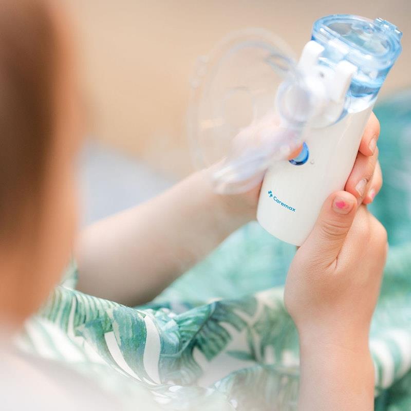 Load image into Gallery viewer, Caremax Portable Ultrasonic Mesh Nebuliser Inhaler 1Unit
