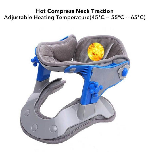 Caremax Thermal Cervical Collar Traction Brace - Adjustable with Heat Pad 1Unit