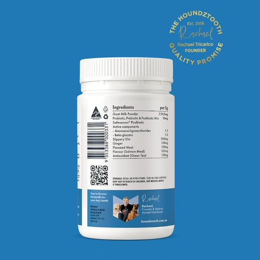 HOUNDZTOOTH Puppy Probiotic Health Supplement for Dogs 200g
