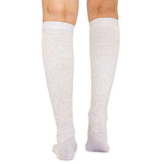Overlander 3 Pairs of Women's Merino Wool Health Compression Socks - Grey Melange Size 2-8