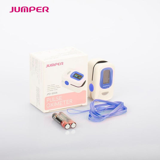Jumper Finger Pulse Oximeter with Alarm Feature 1Unit