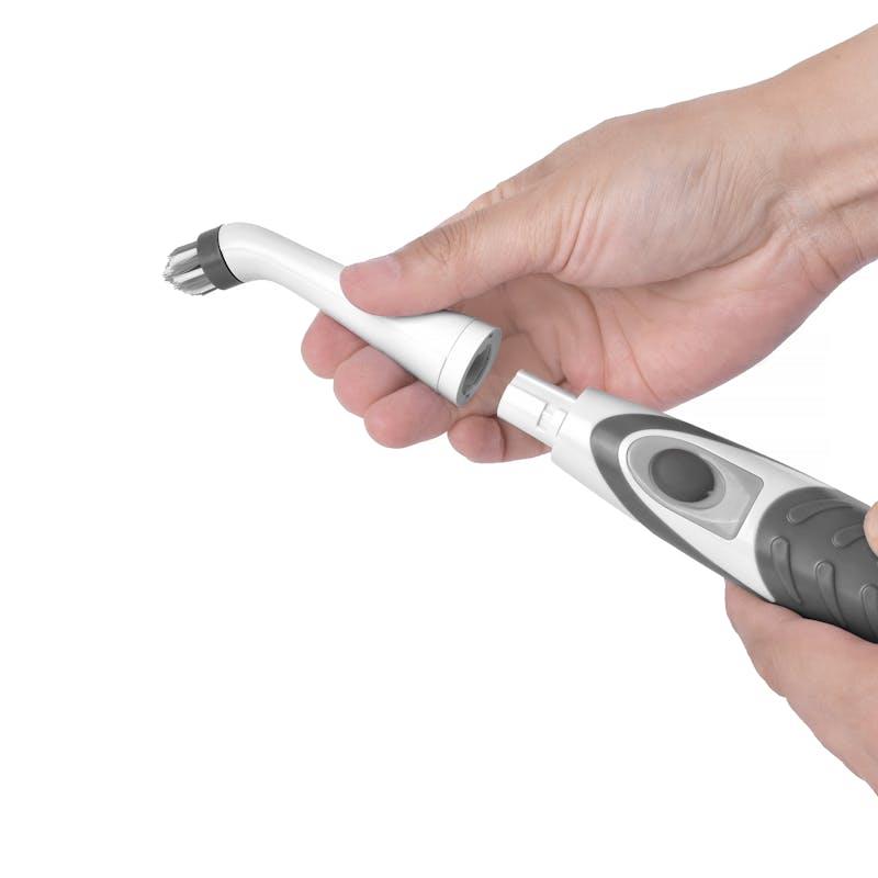 Load image into Gallery viewer, Living Today Battery Operated Scrubber Brush with 4 Interchangeable Heads 1Pack
