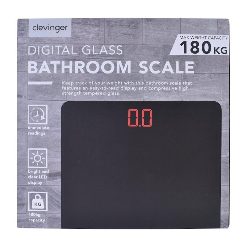 Load image into Gallery viewer, Clevinger Digital Glass Bathroom Scale Max Capacity 180KG 1Unit
