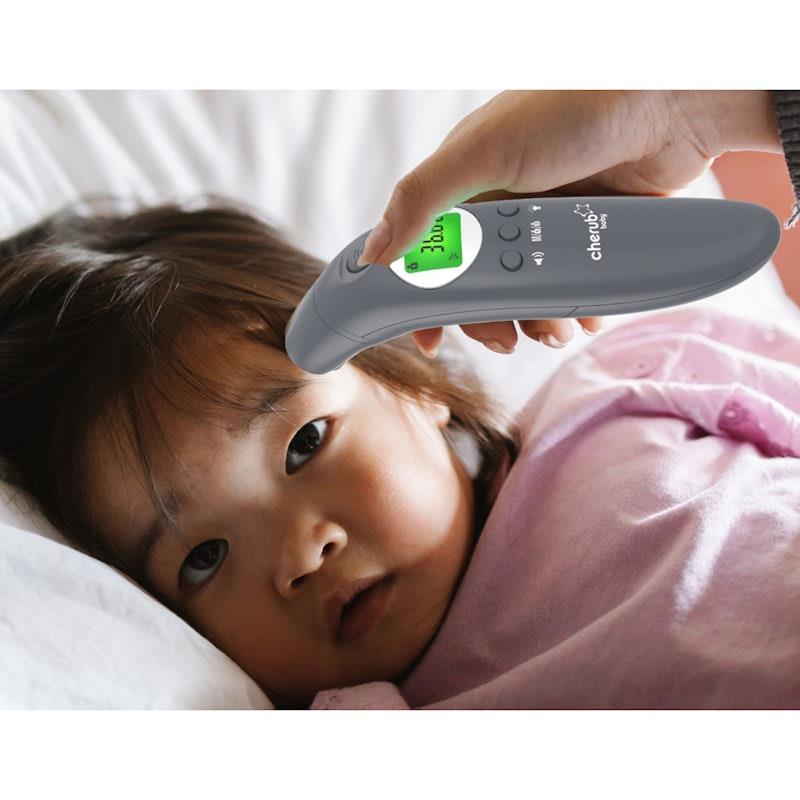 Load image into Gallery viewer, Cherub Baby 4 in 1 Infrared Digital Ear And Forehead Thermometer V2 1pk
