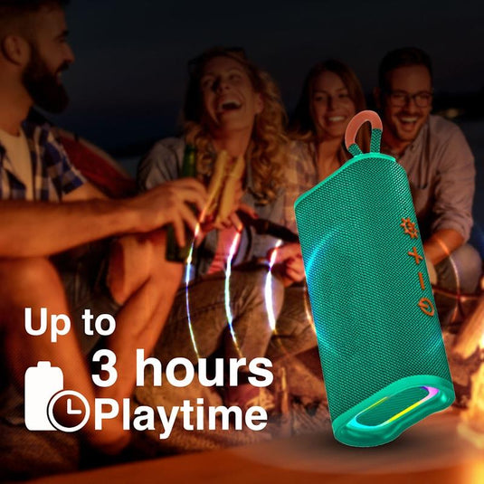 Laser Splash Proof Bluetooth Speaker Green