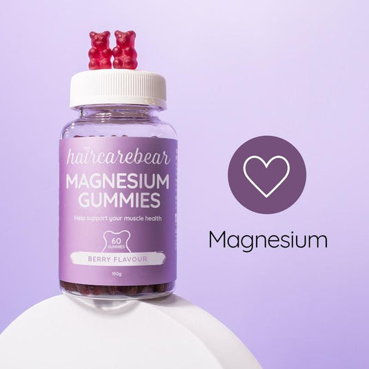 Haircarebear Magnesium Gummies 3x60 Pack