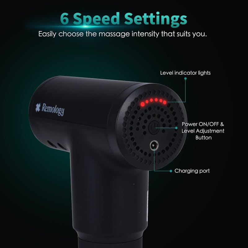 Load image into Gallery viewer, Remology Impact Therapy Percussive Massager includes 4 Heads 1pc
