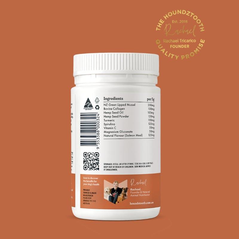 Load image into Gallery viewer, HOUNDZTOOTH Hemp Mobility Aid Health Supplement for Dogs 200g
