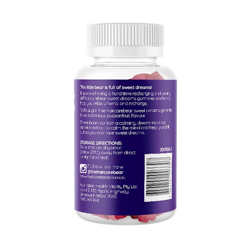 Load image into Gallery viewer, Haircarebear Sweet Dreams 3x60 Gummies Pack
