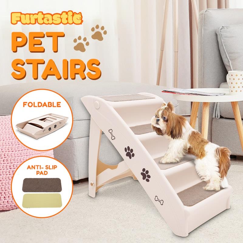 Load image into Gallery viewer, Furtastic 50cm Foldable Step Ladder Stairs 1Piece
