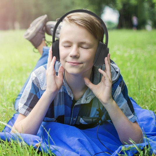 Laser ANC Kids Wireless Headphones - Volume-Limited Black