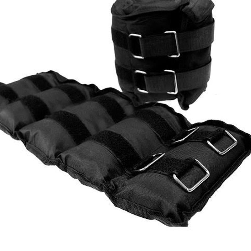 Load image into Gallery viewer, Powertrain Adjustable Ankle Weights Gym Equipment Wrist Fitness Yoga 2x5Kg
