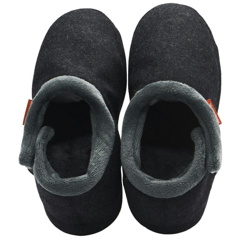 Load image into Gallery viewer, Archline Slippers Closed Back Arch Support Comfort Charcoal Marl Size 41
