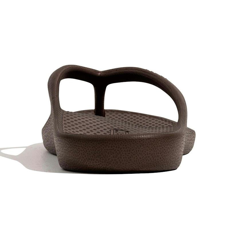 Load image into Gallery viewer, Archline Orthotic Foam Thongs Arch Support Flip Flops Orthopedic Rebound - Brown Euro Size 47
