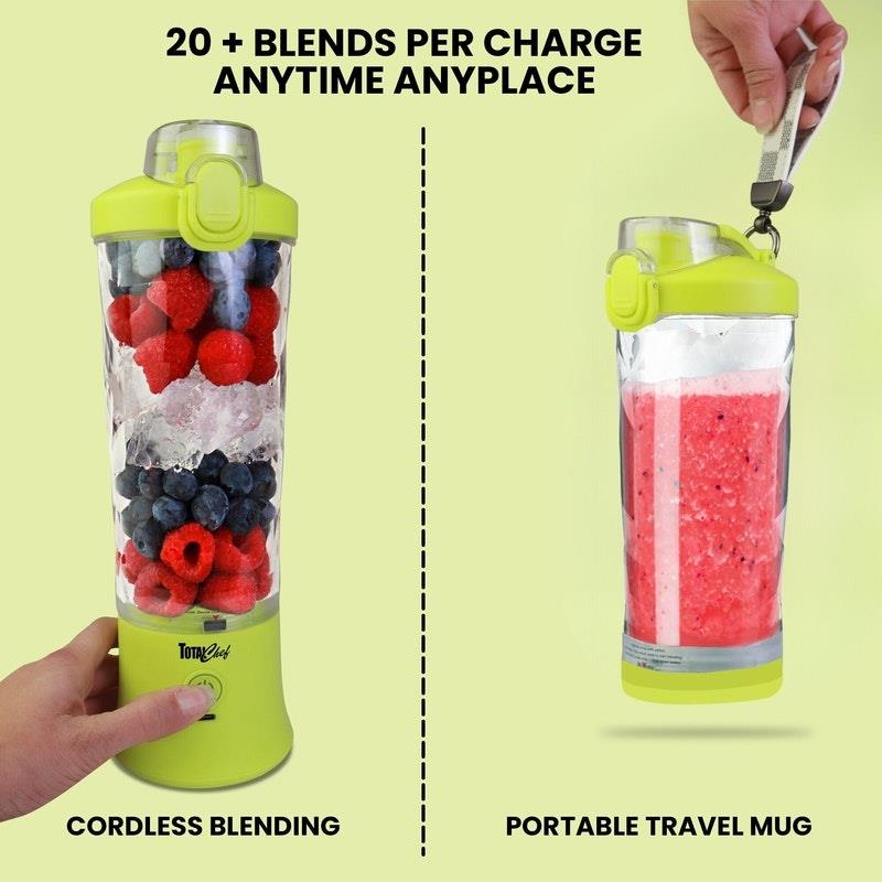 Load image into Gallery viewer, Total Chef Portable Blender, 600 ml Yellow
