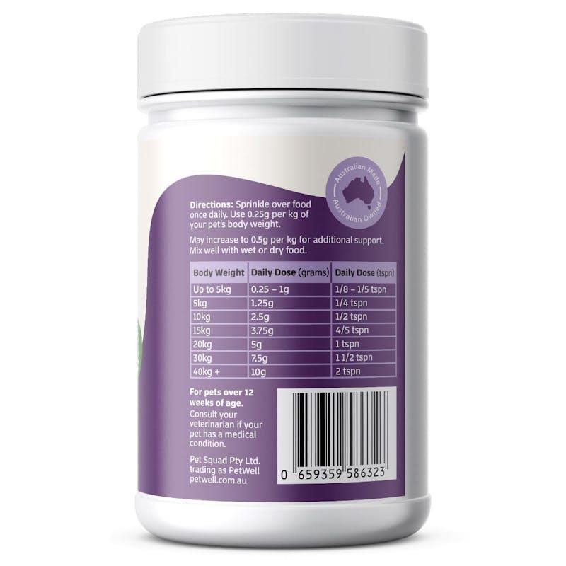 Load image into Gallery viewer, PetWell RELIEF –Skin, Coat &amp; Immune Support for Dogs &amp; Cats 125g
