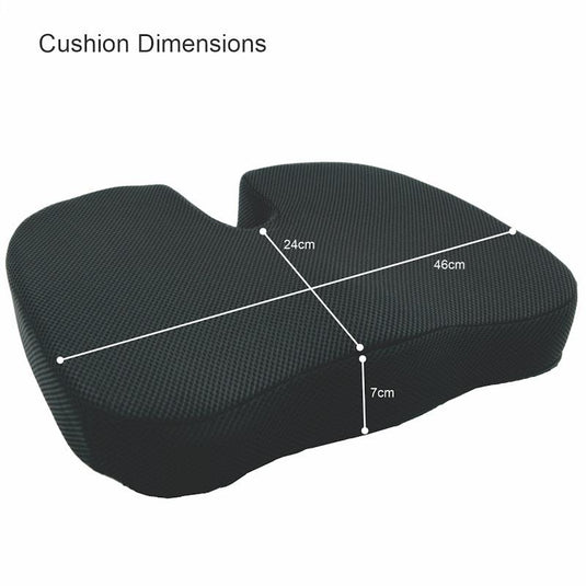 BodyAssist Coccyx Comfort Seat Cushion & Large Hot/Cold Gel Pack One Size