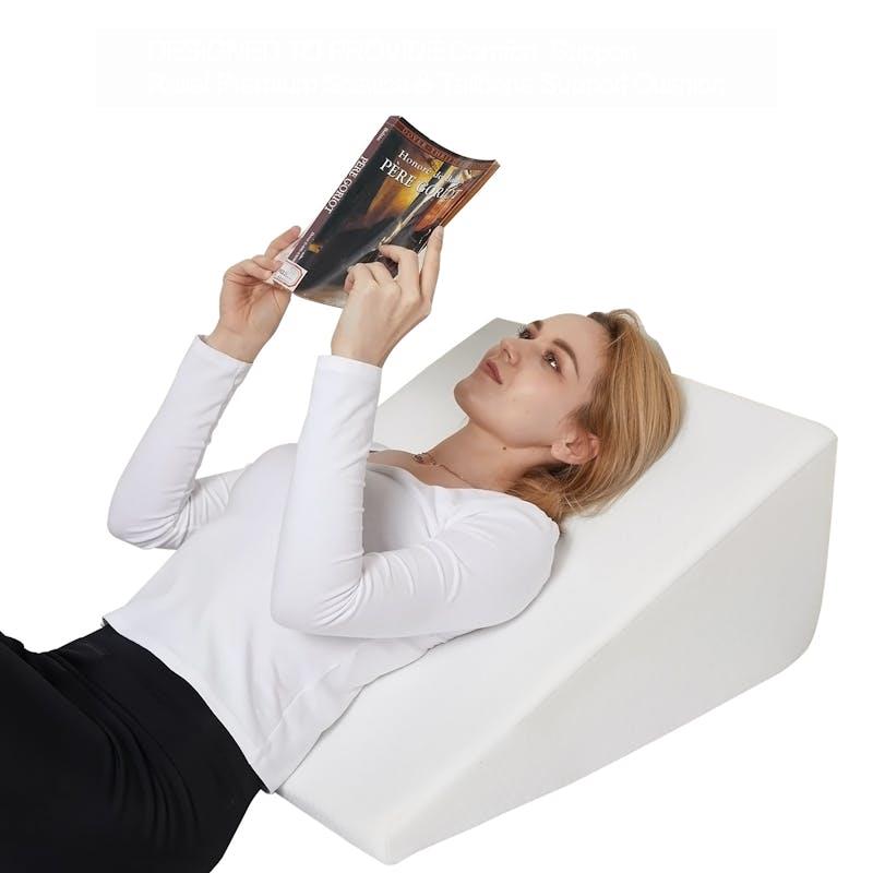 Load image into Gallery viewer, Clevinger Memory Foam Bed Wedge Back Support Pillow 1pc
