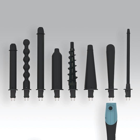 REVAMP Diverse 19-32mm Reverse Waves Curl Barrel - Attachment 1pc