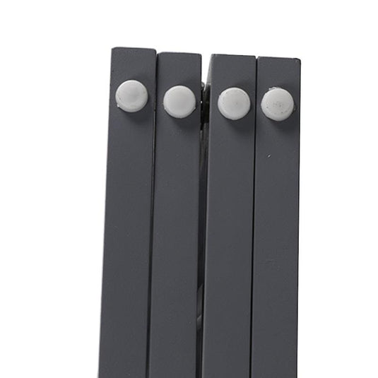 PaWz Wooden Pet Gate Dog Fence Retractable Barrier Portable Door 4 Panel Grey