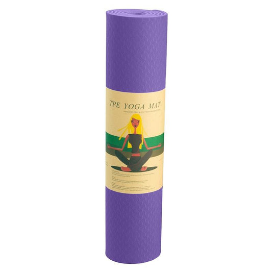 Powertrain TPE Yoga Pilates Exercise Mat 6mm Lilac