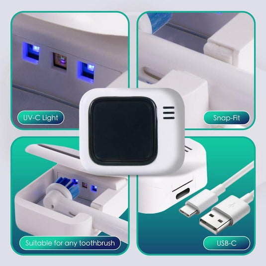 Remology Rechargeable UV Toothbrush Sterilizer Pack