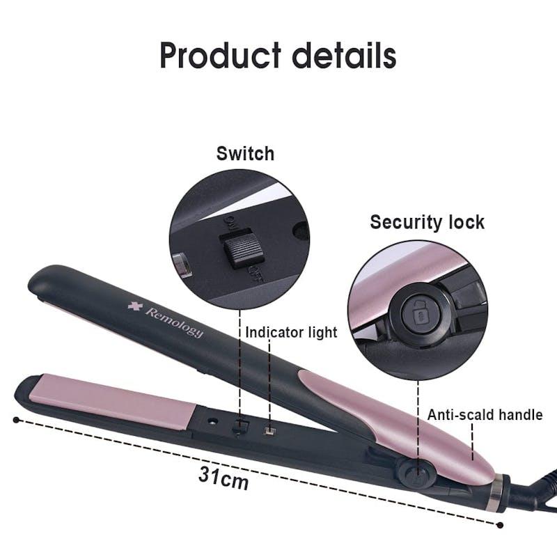 Load image into Gallery viewer, Remology Ceramic Hair Straightener – Fast Heat Flat Iron 1Unit
