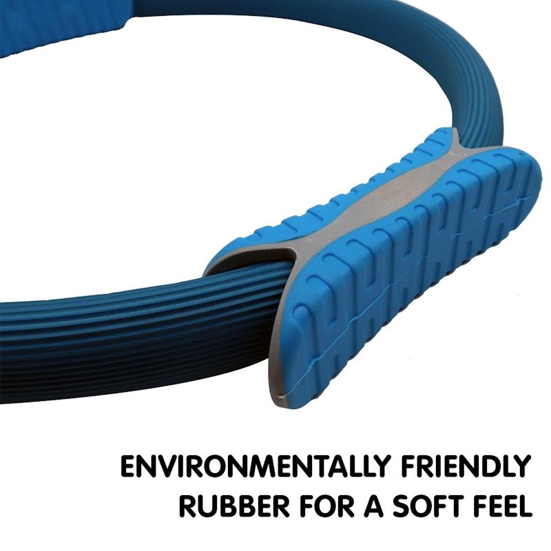 Load image into Gallery viewer, Powertrain Pilates Ring Band Yoga Home Workout Exercise Band Blue
