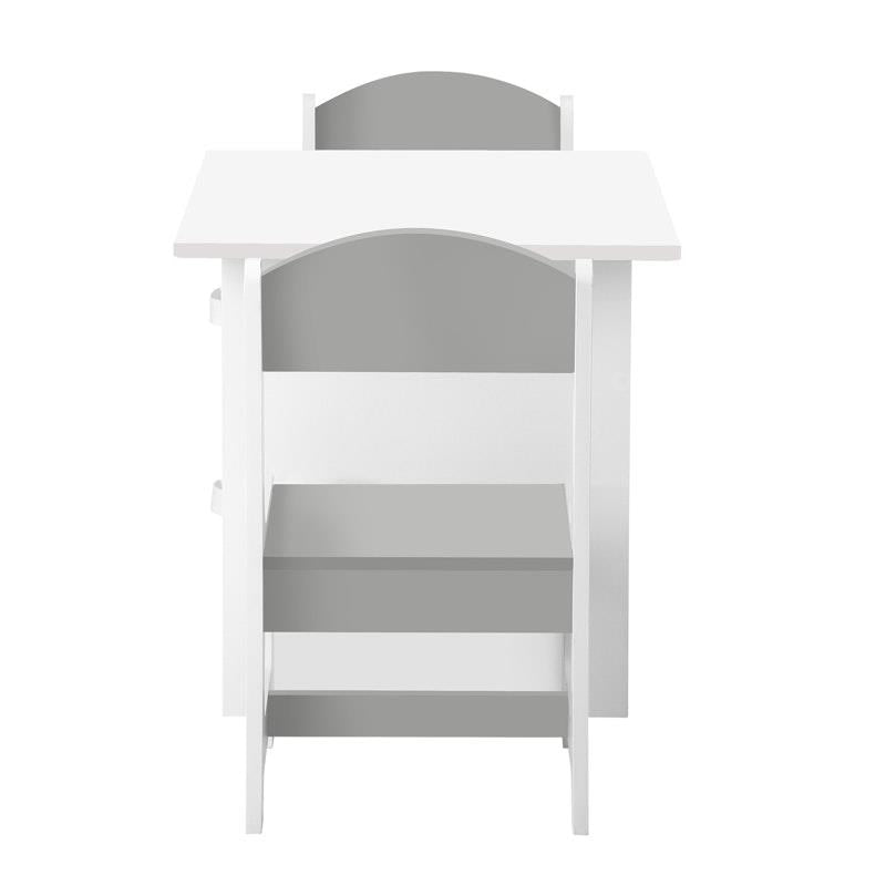 Load image into Gallery viewer, Oikiture Kids Table and Chairs Set Children Activity Play Desk with Storage Box Grey
