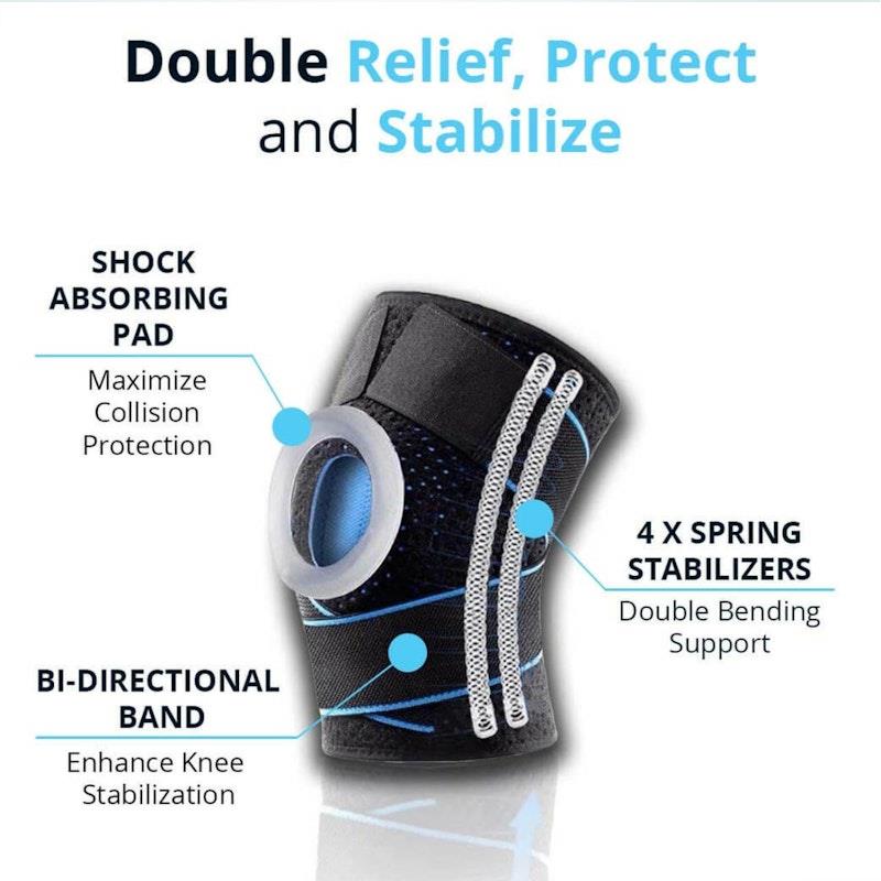 Load image into Gallery viewer, BodyAssist Gel Knee Sports Support with Stability Strap One Size
