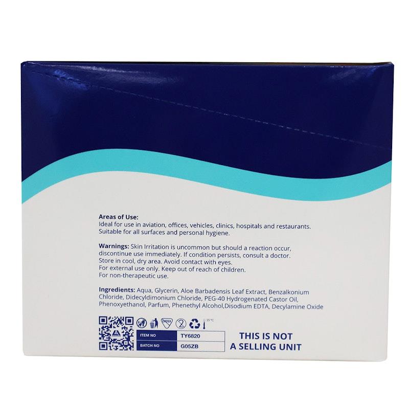 Load image into Gallery viewer, Livingstone Hand Sanitising Antibacterial Towelette Wipe 100/Box 8Pack
