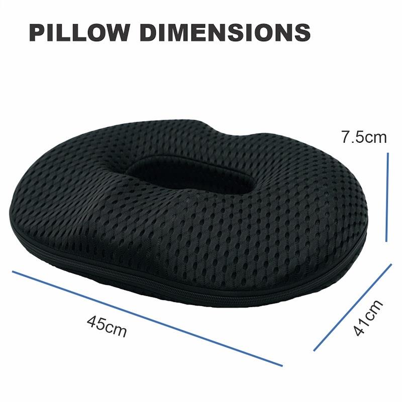 Load image into Gallery viewer, BodyAssist Mens Donut Seat Pillow &amp; Large Hot/Cold Gel Pack One Size

